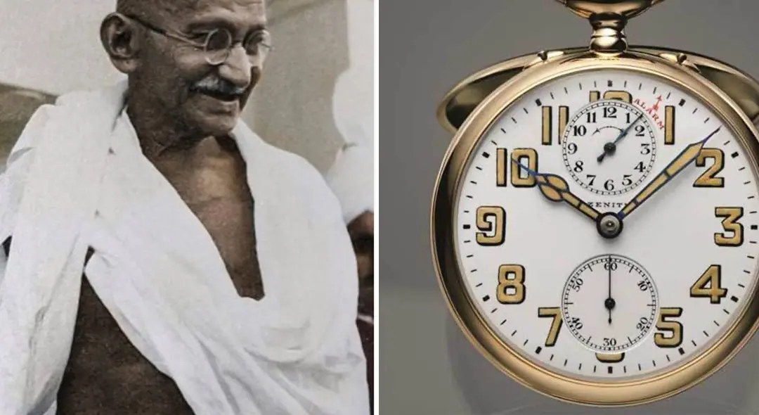 Gandhi et sa montre à gousset