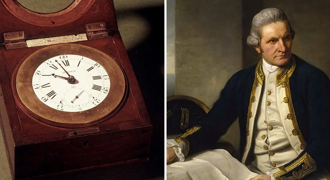Chronomètres de marine et James Cook