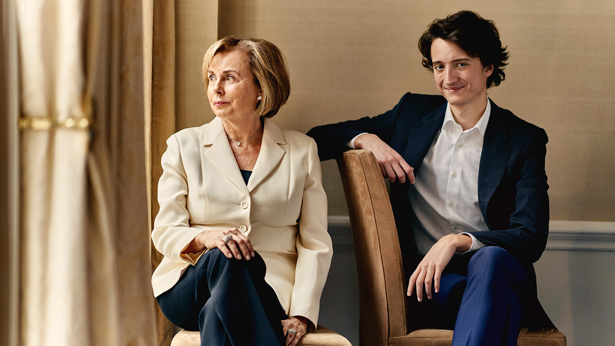 Évelyne Genta et Jean Arnault