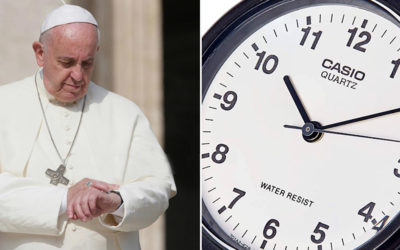 La Casio du Pape, par Alexis de Prévoisin