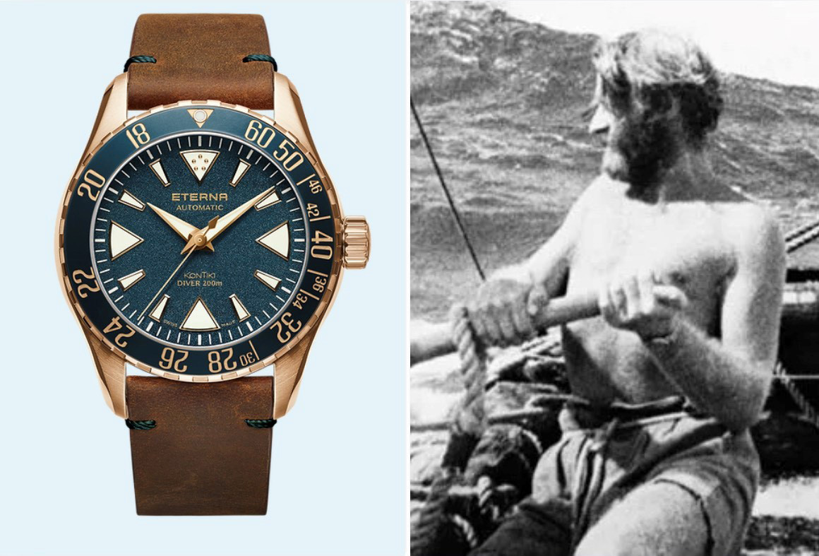 Thor Heyerdahl et sa montre Eterna