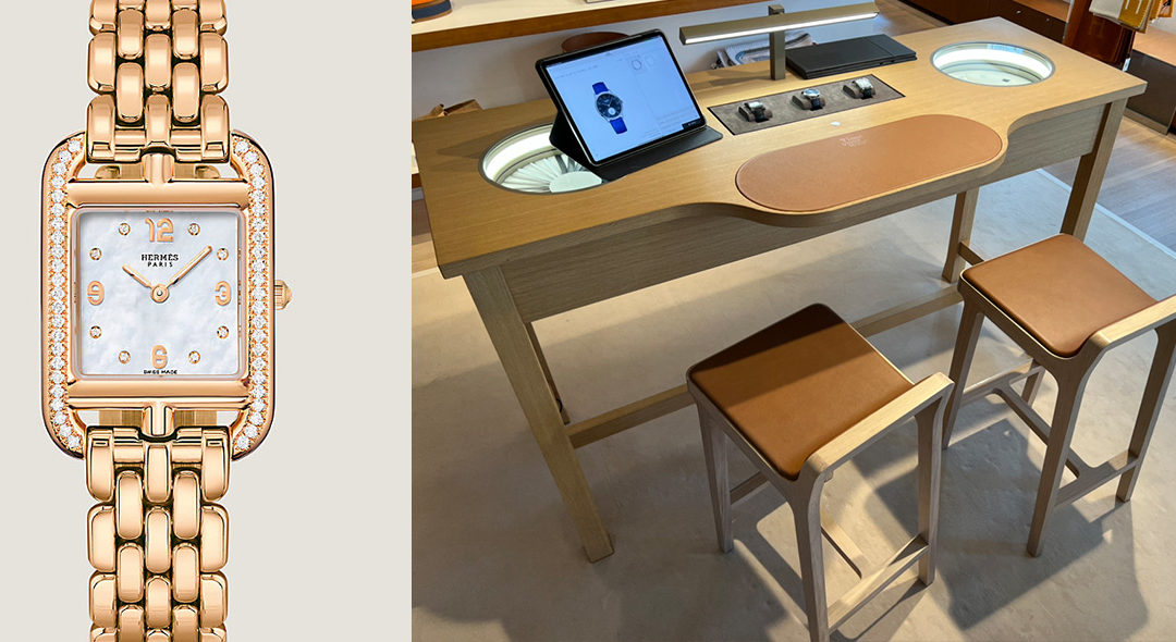 Personnalisation de montre chez Hermès