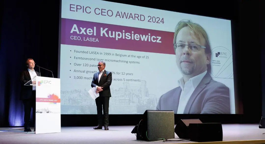 Axel Kupisiewicz de LASEA Distingué par le Prix EPIC CEO de l’Année 2024